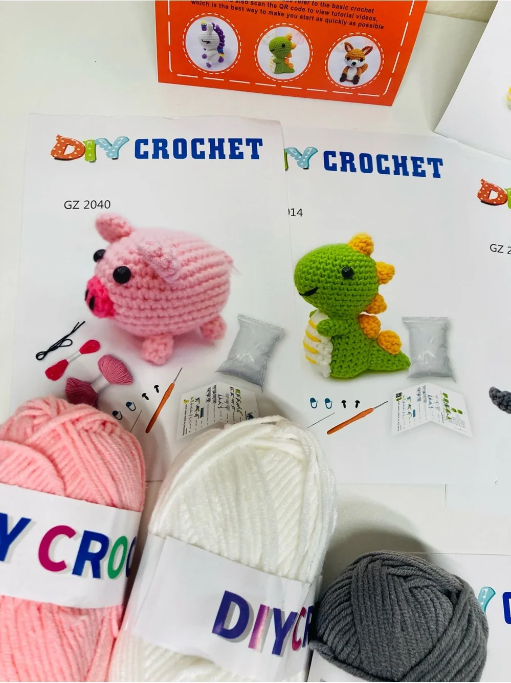 DIY Crochet Amigurumi Plush Toys - EVERYTHING YOU NEED Patterns for 7 Animals